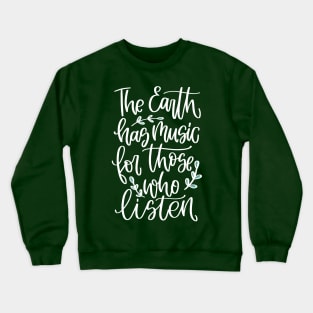 Wellness, mental health, happiness quote Crewneck Sweatshirt